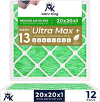 MervKing 20x20x1 Air Filter Actual Size: 19.7" x 19.7" x 0.75" MERV 13 MPR by MervKing