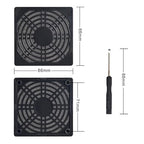 ELUTENG 80mm Fan Filter 2 Pack Ventilation Grill Cover IP40 Dustproof Cool - Image 7