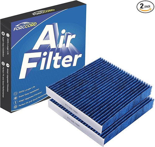 2 PACK HEPA Cabin Air Filter Fits by Forccord