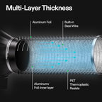 VIVOSUN 4'' Air Carbon Filter Smelliness Control and 4'' 8 Feet Black - Image 7