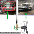 Lucstar Radiator Cleaning Wand Accessories, Quick Connect Pivoting Coupler - Image 2