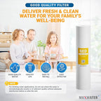Max Water 10 Micron 20 x 4.5 Sediment Filter 20 inch Whole House BB Water - Image 6