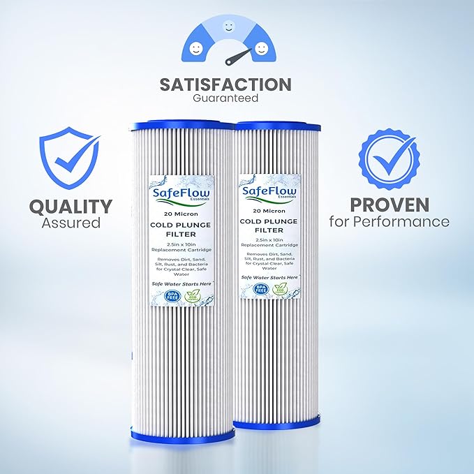 10in Ice Bath Chiller Filters 20 Micron 10" x 2.5" Water Filter Replacement - Image 7