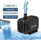 900 GPH 45W Submersible Water Pump and 10 FT Tube - Image 2
