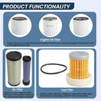 Tractors Maintenance Filter Kit Compatible - Image 2
