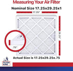 Filter King 17.25x29.25x1 Air Filter | 12-PACK | MERV 11 HVAC Pleated A/C - Image 2