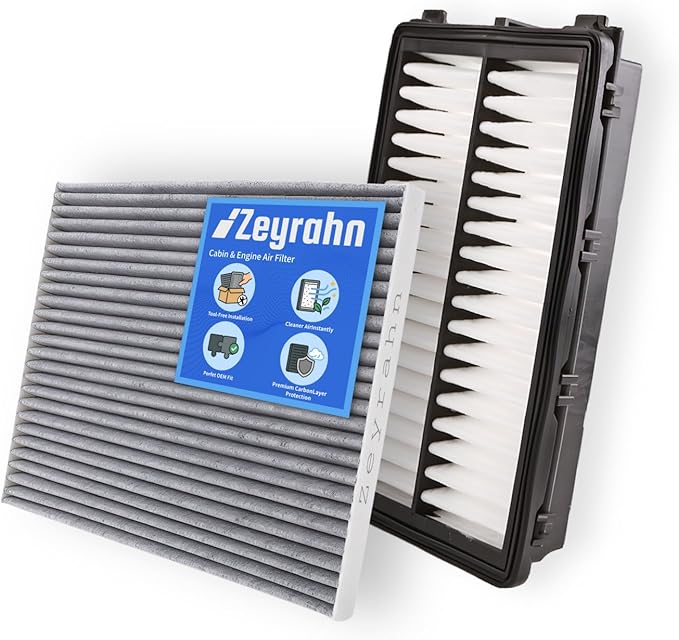 Cabin & Engine Air Filter Kit for KIA K5, Sorento 2021-2025, Sportage 2023-2024 by Zeyrahn