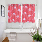 2 Panel Kitchen Cafe Curtains, Desert Camel Sunlight Filtering Nature Air - Image 3