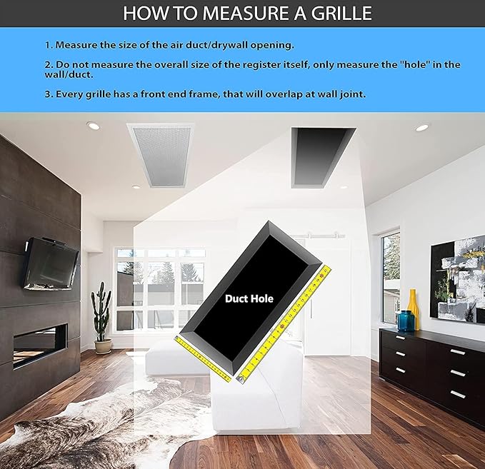 HVAC Premium 32'' x 14'' Cube Core Eggcrate Return Air Filter Grille - Image 4