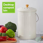 1.7 Gallon Kitchen Compost Bin, Indoor Countertop Compost Bin - Image 5