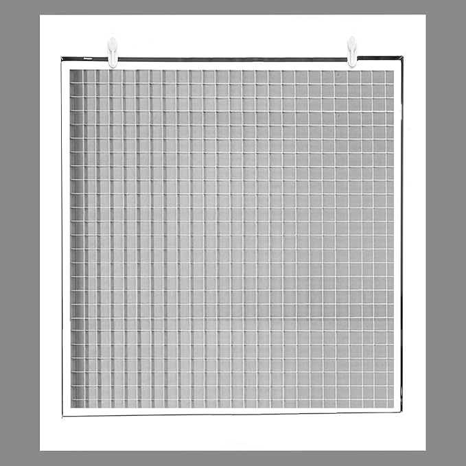 HVAC Premium 12" x 12" Cube Core Eggcrate Return Air Filter Grille by HVACPremium