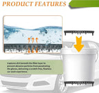 Car Wash Bucket, 10.28 Inch Diameter Car Wash Filter - Image 5