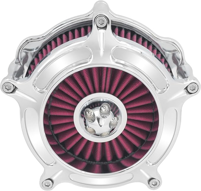 HDBUBALUS Motorcycle CNC Spike Air Cleaner Air Filter Intake System Filter - Image 7