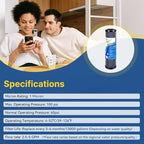 EXCELPURE 1 Micron 10" x 2.5" Whole House CTO Carbon Water Filter Cartridge - Image 9