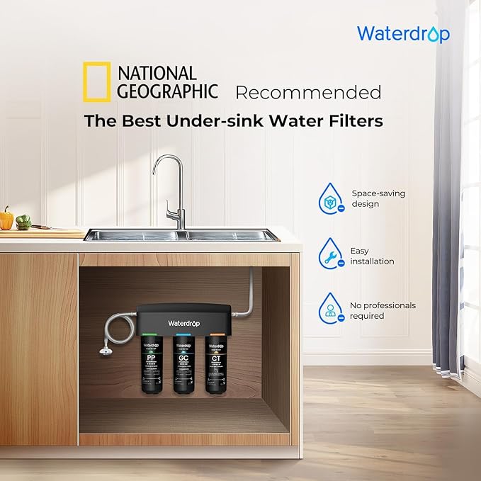Waterdrop TSA 8 Layer Under Sink Water Filter System, Under Sink Water - Image 6