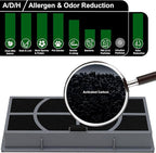 A/D/H HEPA Filter, Allergen Reduction + Odor Eliminator, Compatible - Image 5