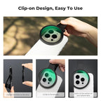 K&F CONCEPT 67mm Clip-on Black Diffusion 1/4&CPL Phone Camera Lens Filter Kit - Image 7