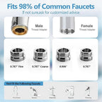 Faucet Mount Water Filter for Sink Faucet Tap Water Filter for Kitchen Sink - Image 5