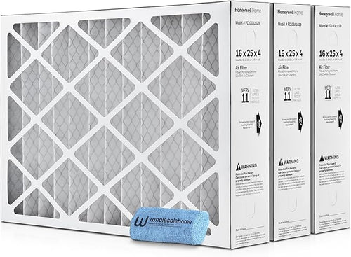 16x25x4 Air Filter Replacement MERV 11, FC100A1029 Pleated HVAC AC Furnace by Wholesalehome