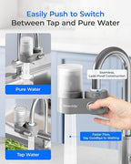 Waterdrop Water Filter for Sink Faucet, Visible Filter Housing, 320-Gallon Long - Image 9