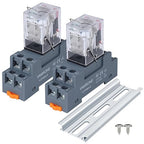 Electromagnetic Power Relay, 8-Pin 10 AMP 12V DC Relay Coil by VAMRONE
