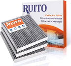 RUITO Cabin Air Filter, Fits 2016-24 Civic, 2017-24 CR-V, 2009-20 Fit, 2016-24 by RUITO