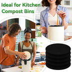 6 Pack Charcoal Filters for Compost Bucket, 6.7 Inch Compost Filters for - Image 7