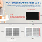 24 x 14 Return Air Grille, Return Air Vent Cover - Image 4
