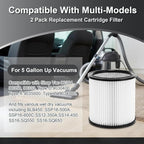 2 Pack Replacement Cartridge Filter - Image 2