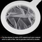PATIKIL 9"x6" Food Filter Strainer, 80 Mesh Kitchen Mesh Filters Strainers Fine - Image 4