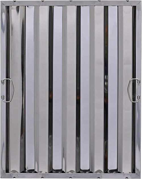 20" x 25" Stainless Steel Commercial Hood Filter – Dishwasher Safe, Welded - Image 2