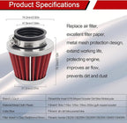 2PCS 42mm Universal Air Filter For GY6 125CC 150CC 200CC 250CC Dirt Bike ATV - Image 3