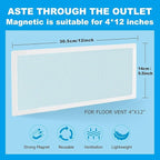 4 PCS White Magnetic Vent Covers - Image 2