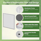20x20x1 Reusable Air Filter MERV 8 Washable Furnace & AC Filter - Image 3