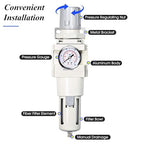 TAILONZ PNEUMATIC 3/4 Inch NPT Manual Drainage Air Filter Pressure Regulator - Image 5