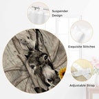 Funny Farm Animals Bathroom Curtains 63 Inch Length, Window Curtains Tab Top - Image 6