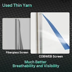 Premium Window Screen Replacement DIY KIT 39" 51" Blocks Rain, Pet Scratch - Image 5