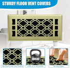 Floor Register Vents Modern AC Vent Cover Ease Adjust Air Vent Cover 4x12 Inch - Image 4