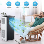 Portable AC Unit with 8000 BTU Cooling, Remote Control & 24-Hour Programmable - Image 7