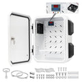 Outdoor Electrical Box with Key Lock, 12V Cooling Fan & Temperature Controller by Exqutoo