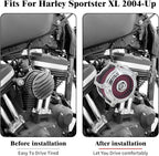 HDBUBALUS Motorcycle CNC Spike Air Cleaner Air Filter Intake System Filter - Image 3