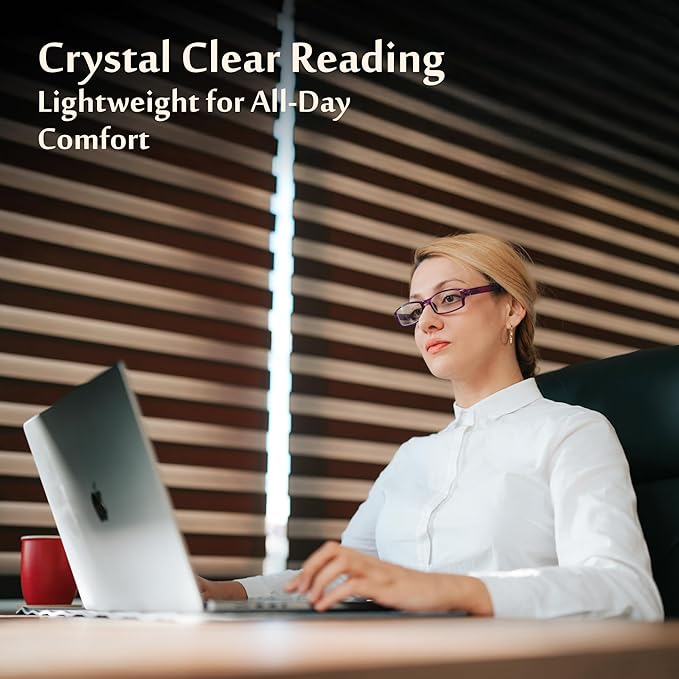TruVision Readers Reading Glasses, Comfort Spring Hinges - Image 7