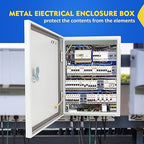 Outdoor Electrical Junction Box, Wall Mounted IP66 Waterproof & Dustproof - Image 2