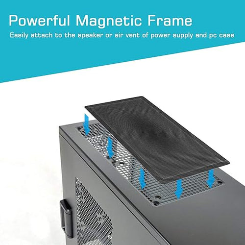 287mm 140mm x 2 PC Fan Dust Mesh Filter 11.3inch x 5.79inch PVC Computer PC - Image 2