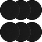 6 Pack Charcoal Filters for Compost Bucket, 7.25 inch Round Activated Carbon by Unknown