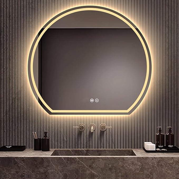 Bathroom Mirror with LED Lights, Wall Mounted Bathroom Mirrors, Bathroom - Image 7