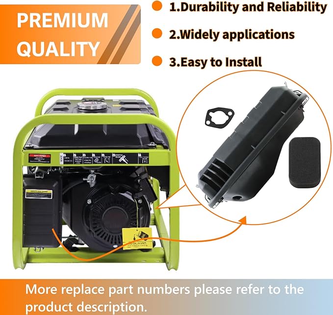 196cc 212cc 224cc Generator Air Filter Cleaner - Image 5