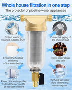 Spin Down Sediment Filters, 40-50 Micron Reusable Water Prefilter System - Image 4