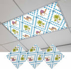 3 Pack Fluorescent Light Cover, Camels Palm Trees Light Covers by Unknown