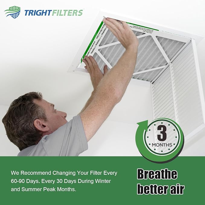18x24x1 Air Filter 4 Pack, MERV 8 Pleated Dust Defense Air Filters Replacement - Image 6
